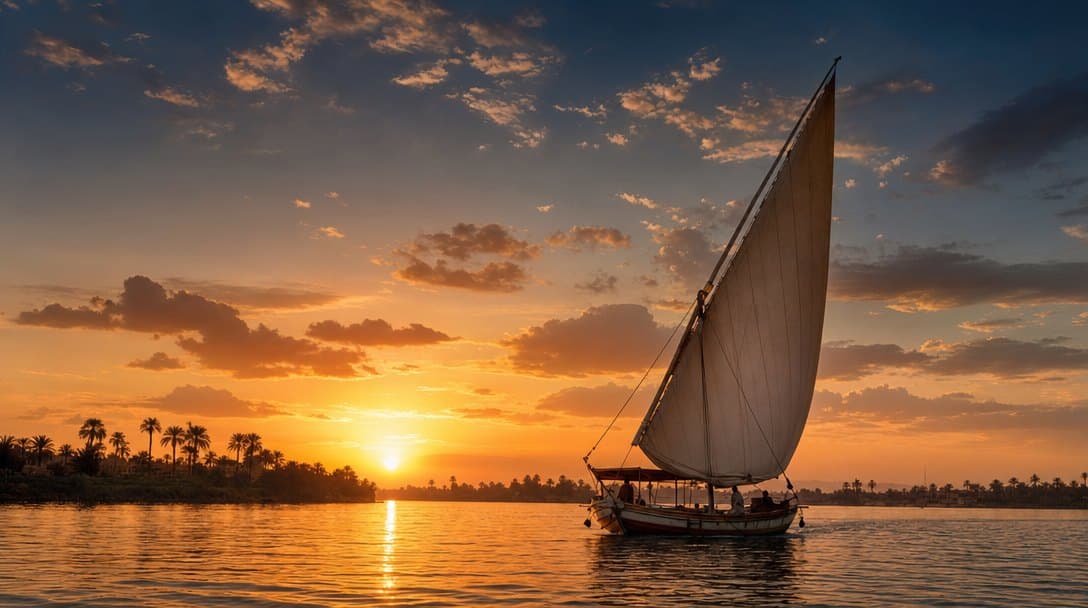 THE NILE AT GOLDEN HOUR