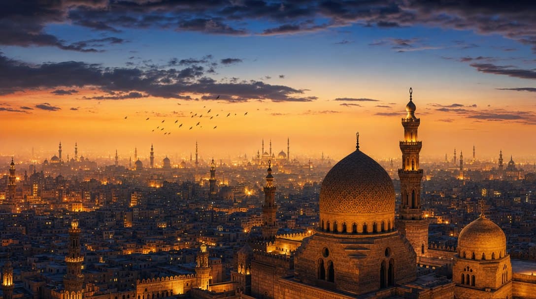 Cairo skyline, shown as destination context for the airport transfer
